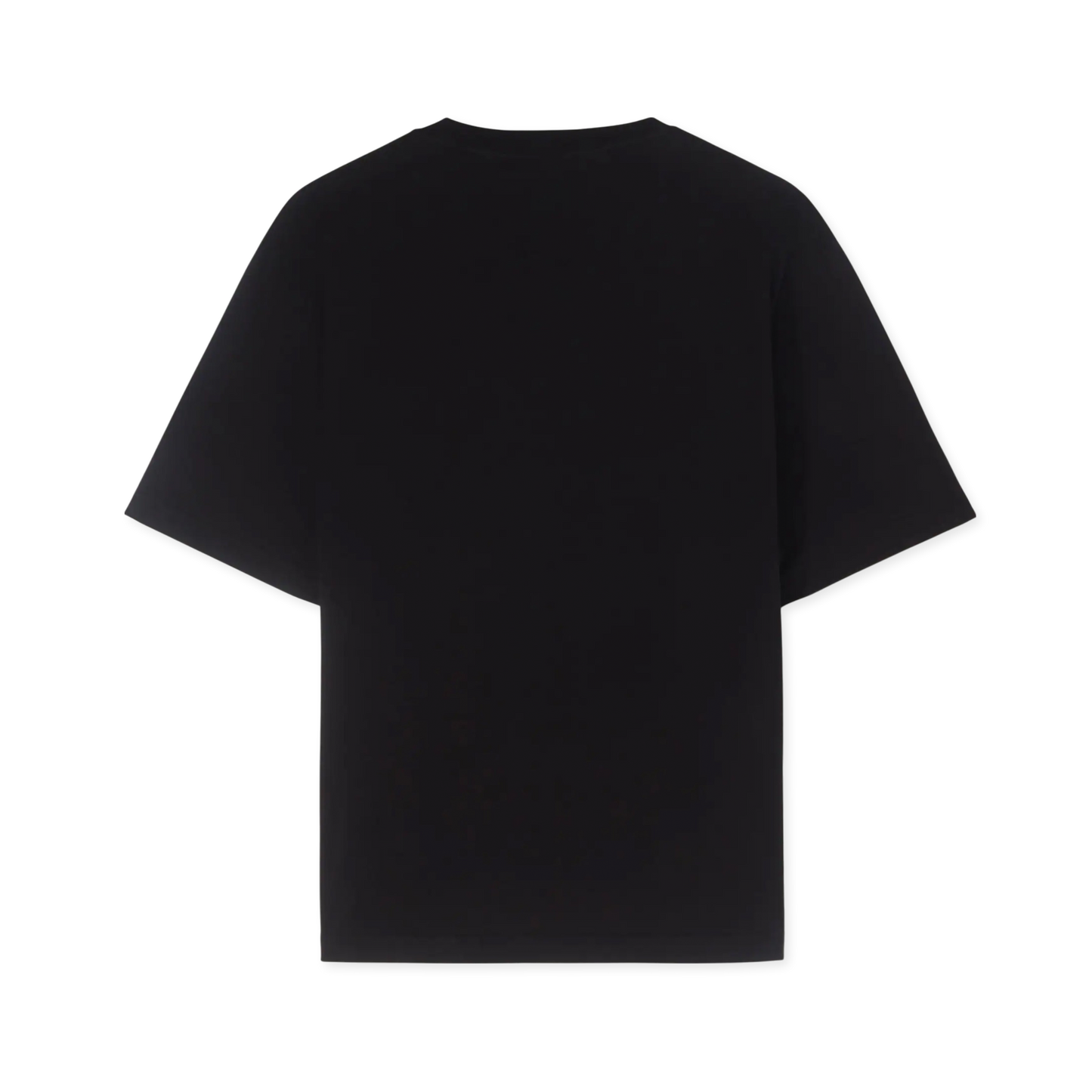 Camiseta Negra Palm Angels Logo Embroidered
