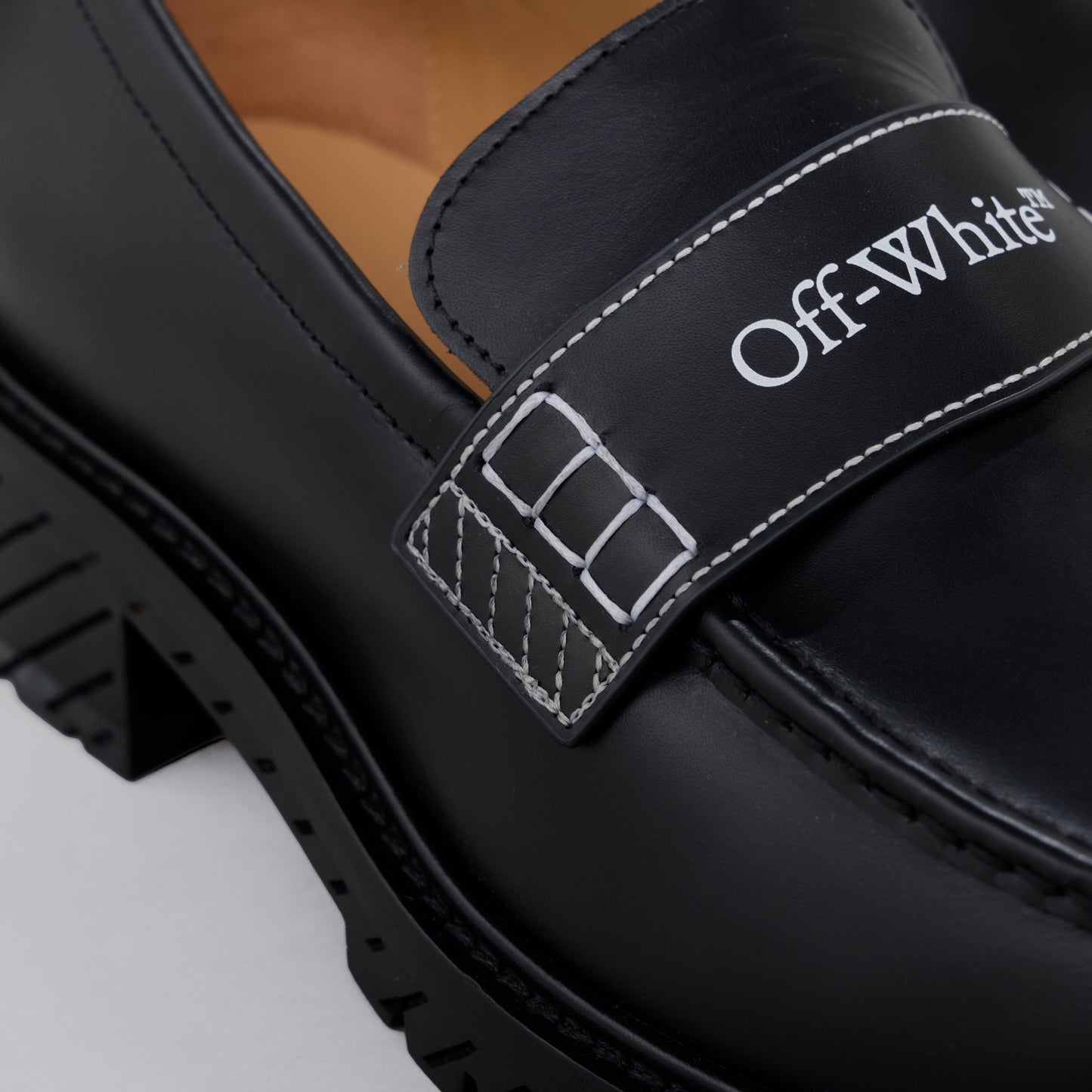Mocasines Negro Off-White Combat
