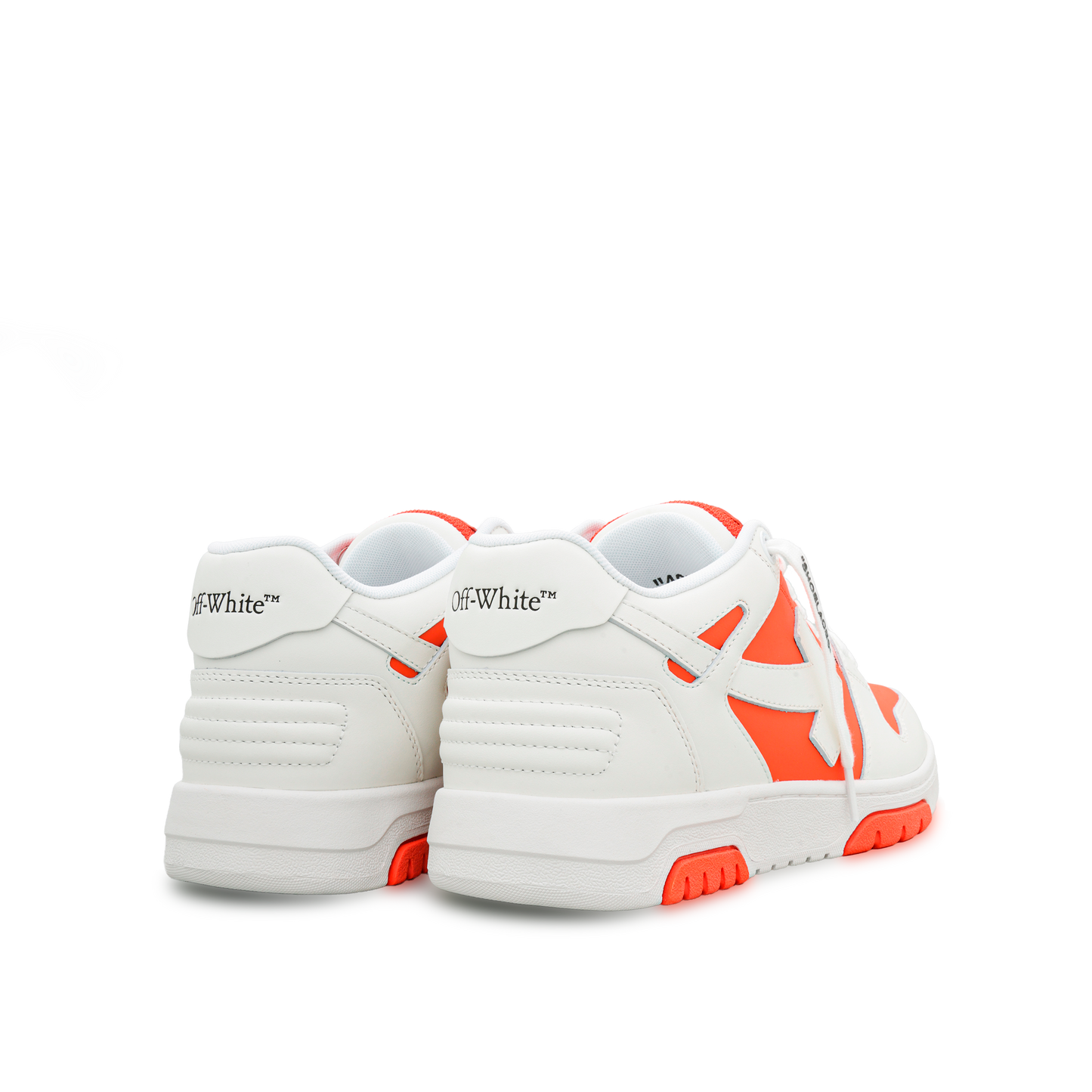 Sneakers Blancos Naranja Off White "OOO"