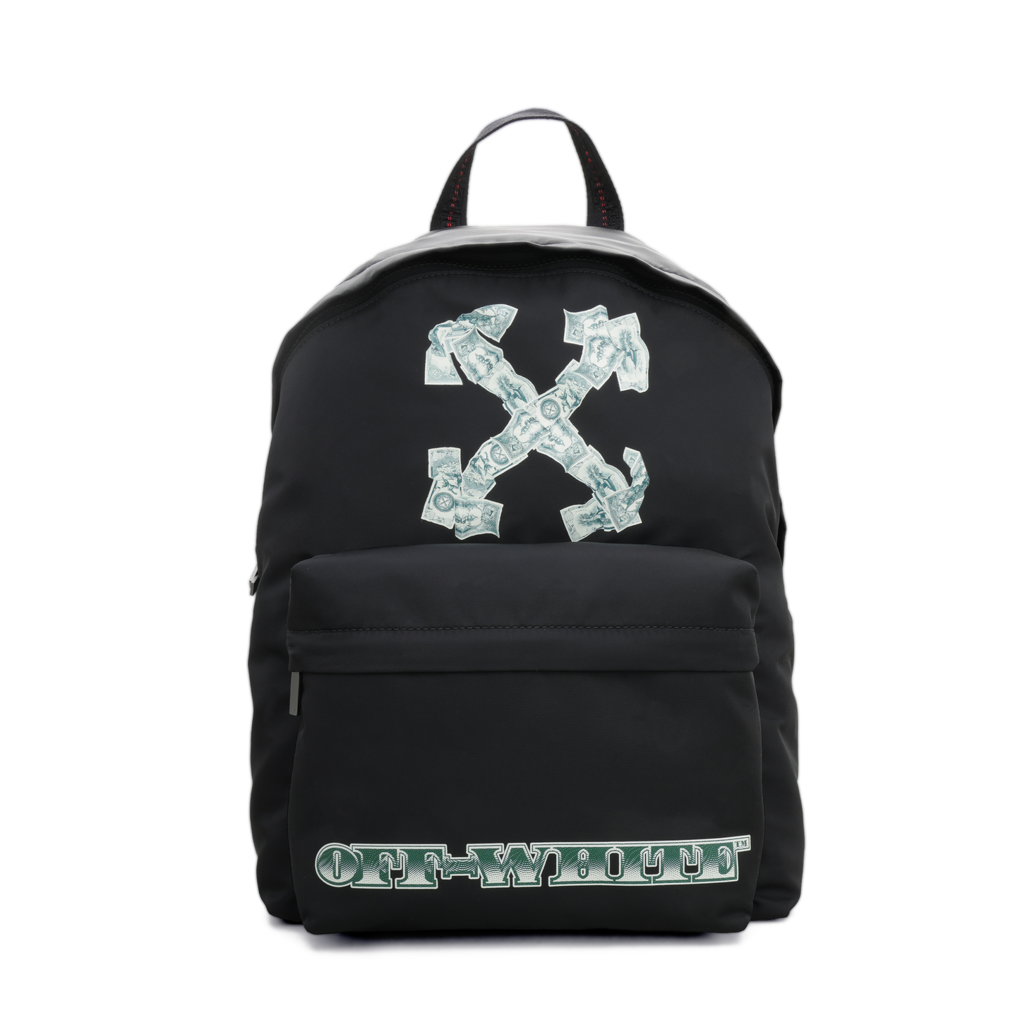 Morral Negro Off-White Money Print