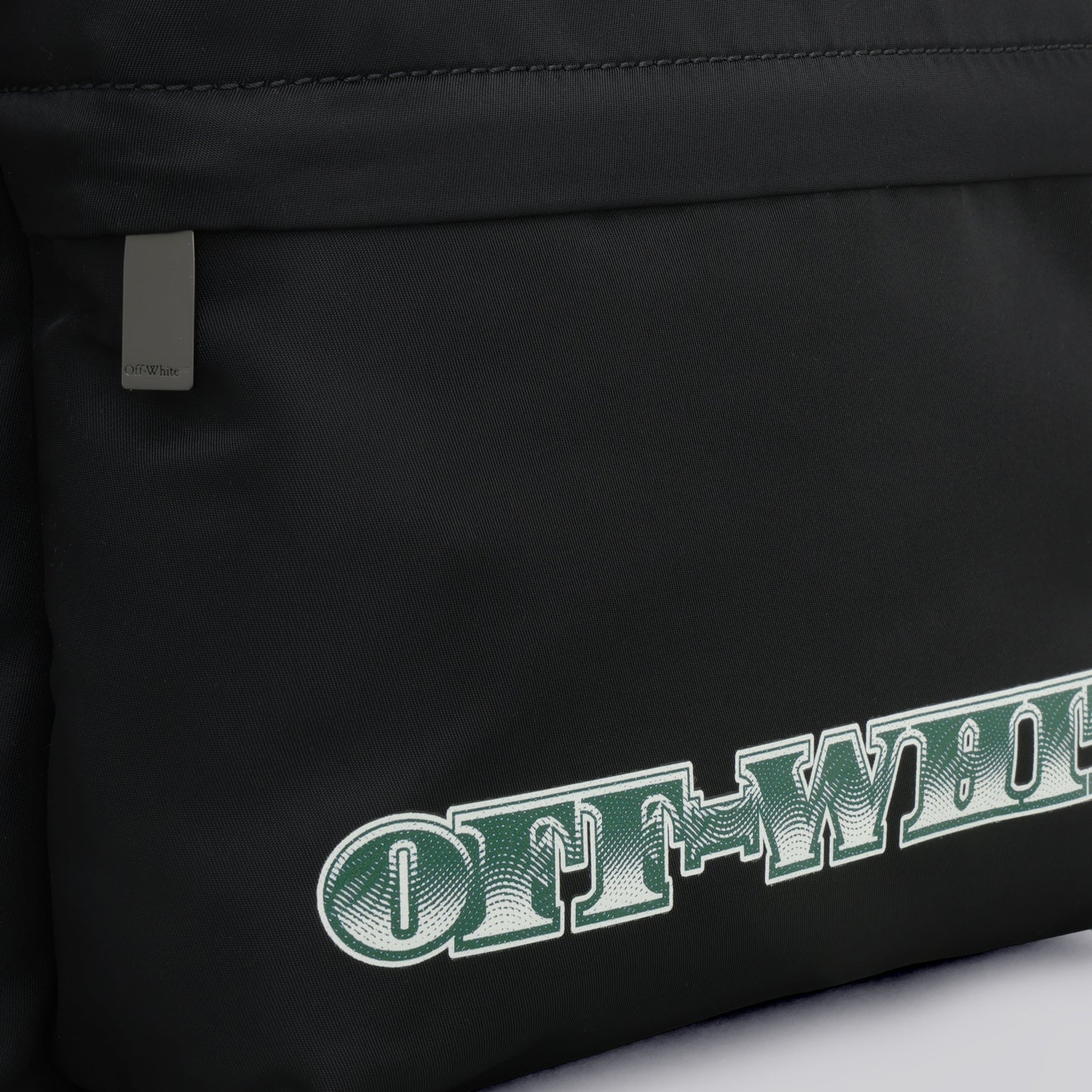 Morral Negro Off-White Money Print