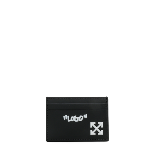 Tarjetero Negro Off-White Jitney