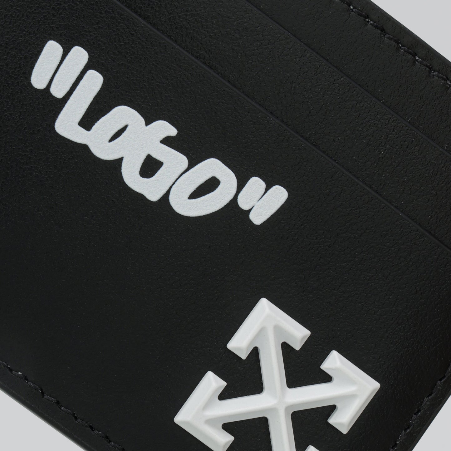 Tarjetero Negro Off-White Jitney