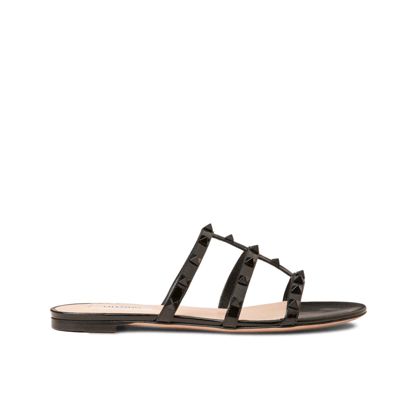 Sandalias Negras Negro Valentino Multirockstuds