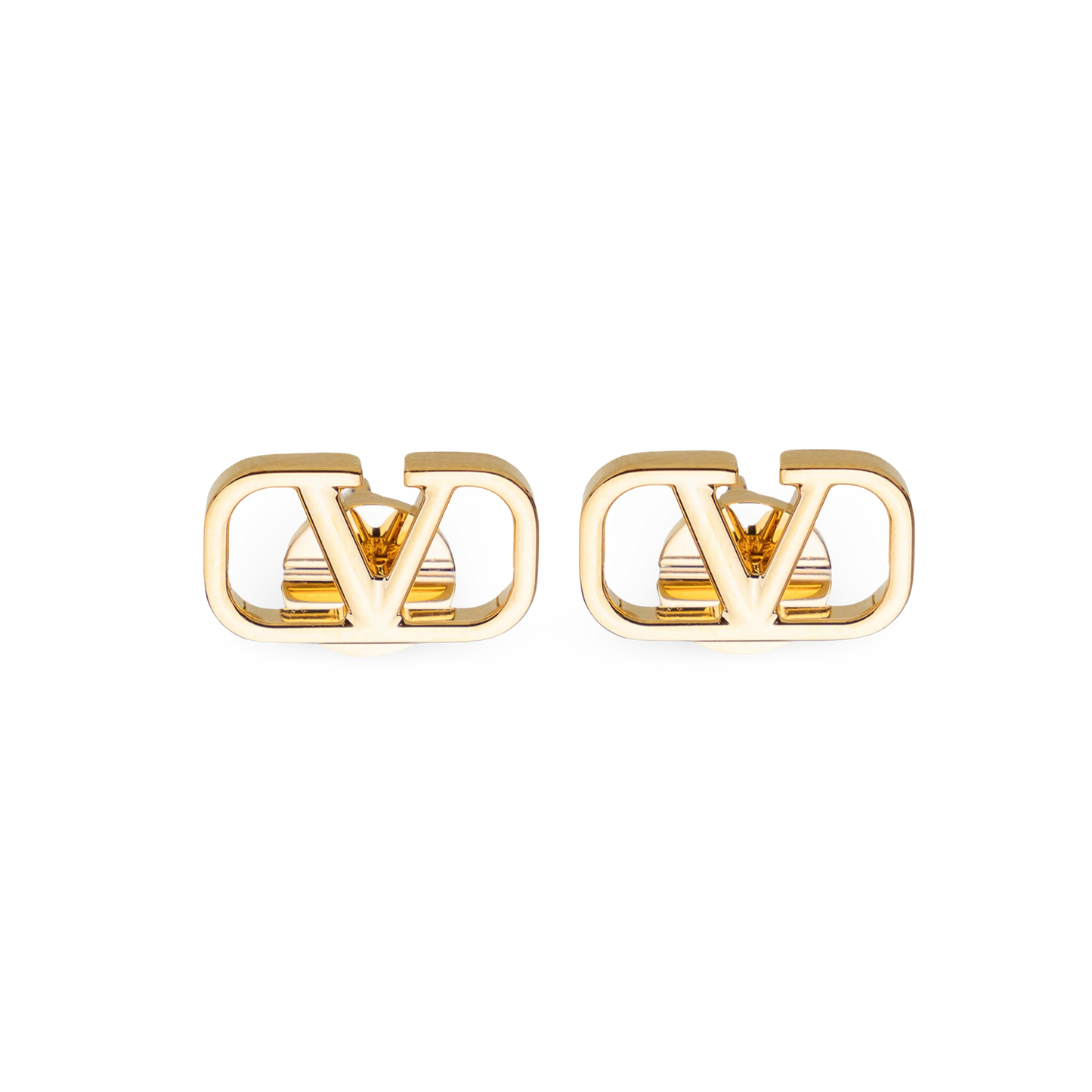Aretes Dorados Valentino Vlogo 15 mm