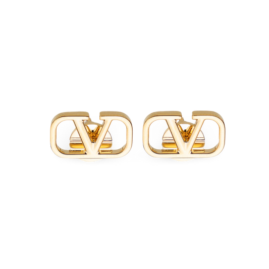 Aretes Dorados Valentino Vlogo 15 mm