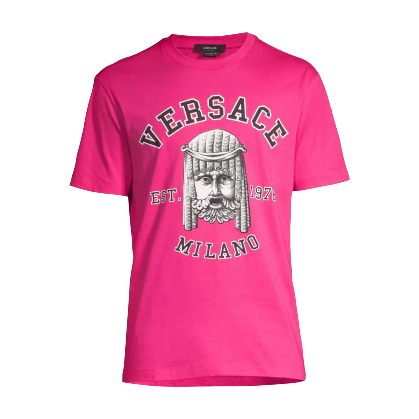 Camiseta Fucsia Versace Milano