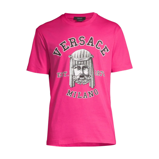 Camiseta Fucsia Versace Milano