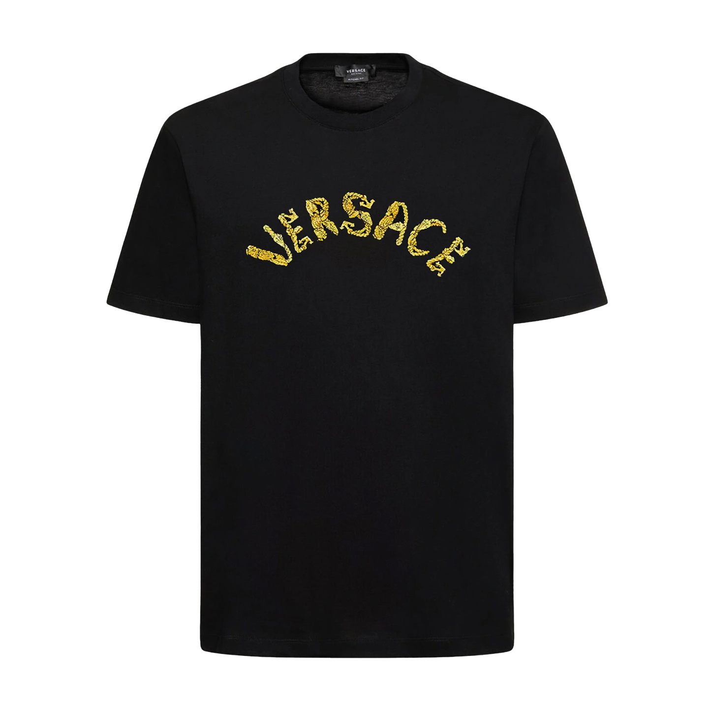 Camiseta Negra Versace Seashell