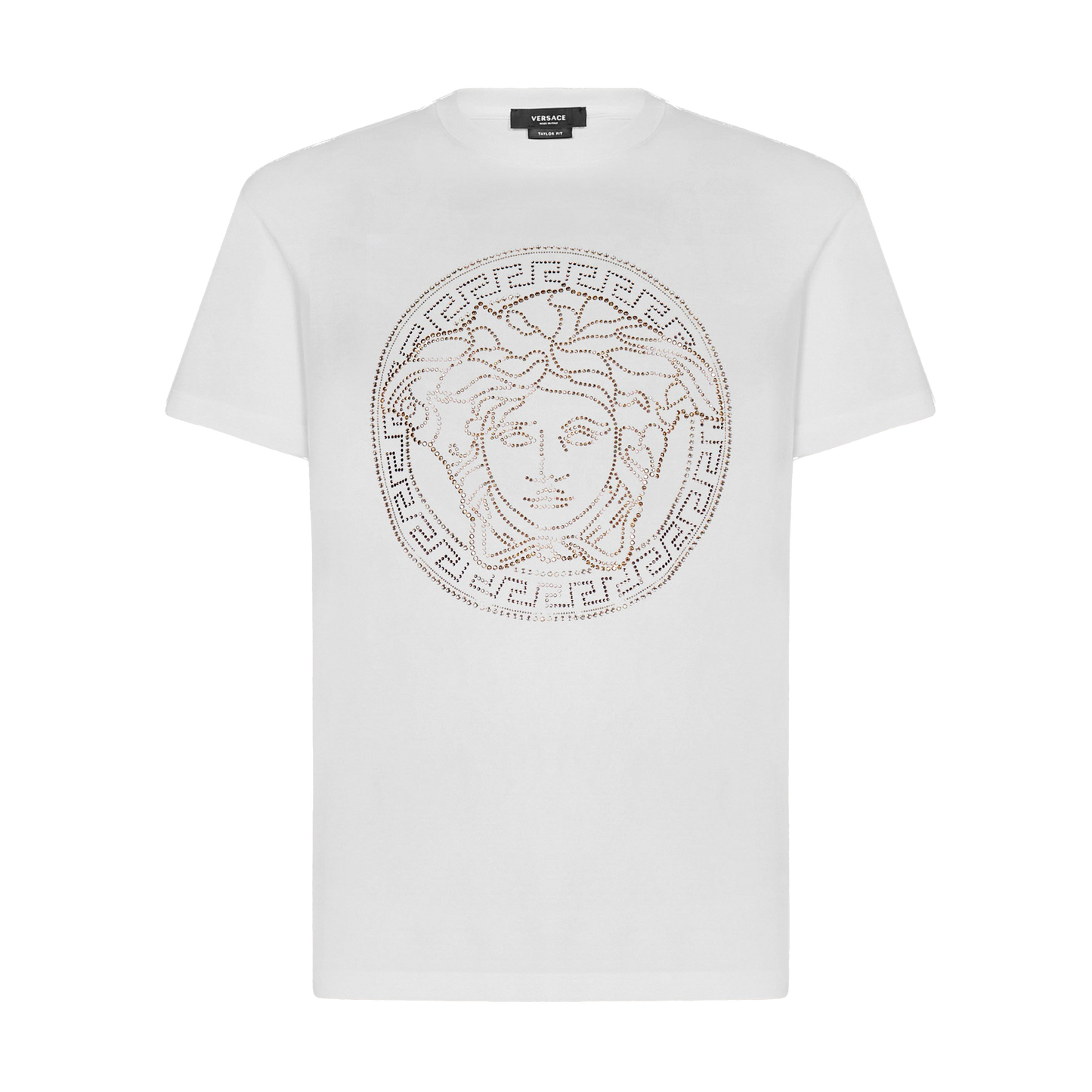 Camiseta Blanca Versace Gold Medusa