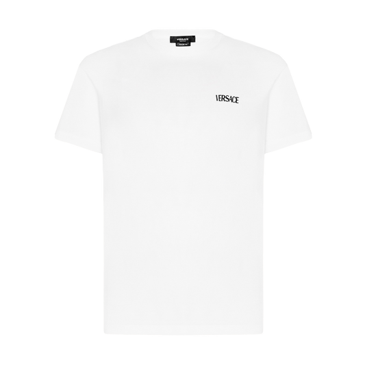Camiseta Blanca Versace Back Columns