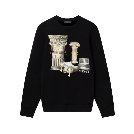 Buzo Negro Versace Columns
