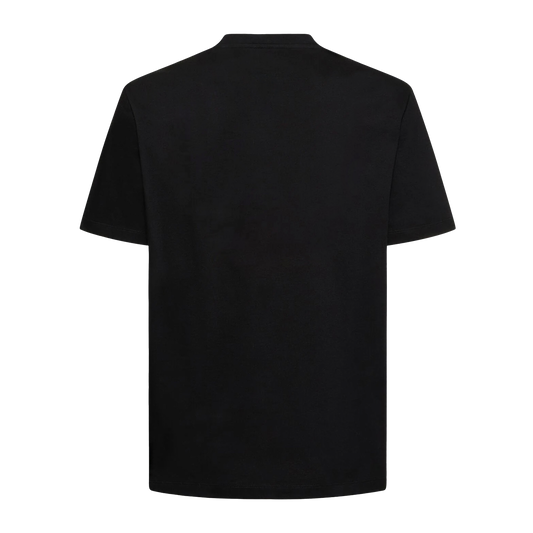 Camiseta Negra Versace Fire Logo