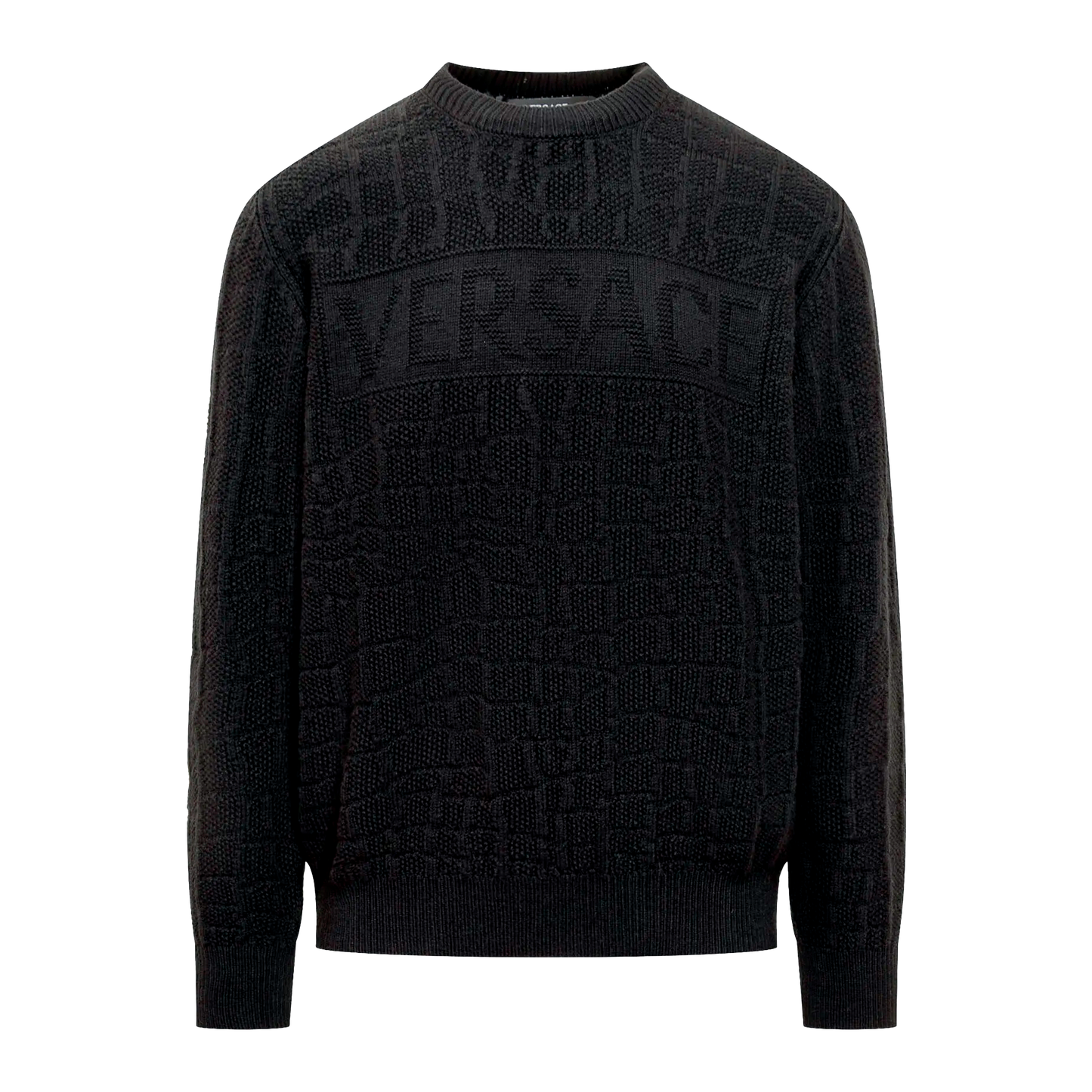 Buzo Negro Versace Croco