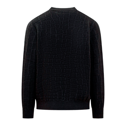 Buzo Negro Versace Croco