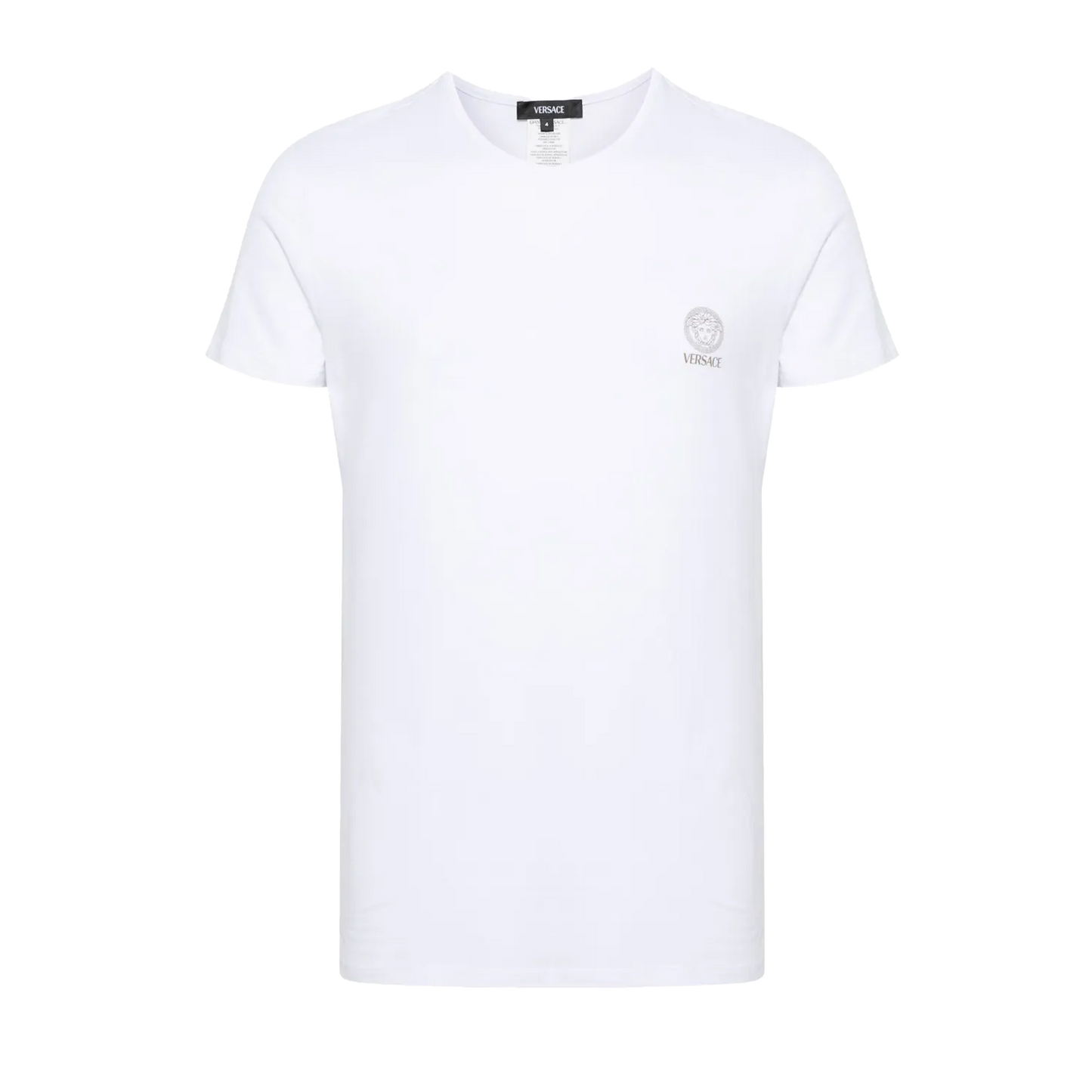 Camiseta Blanca Versace Basic Medusa Underwear