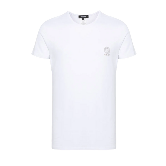 Camiseta Blanca Versace Basic Medusa Underwear