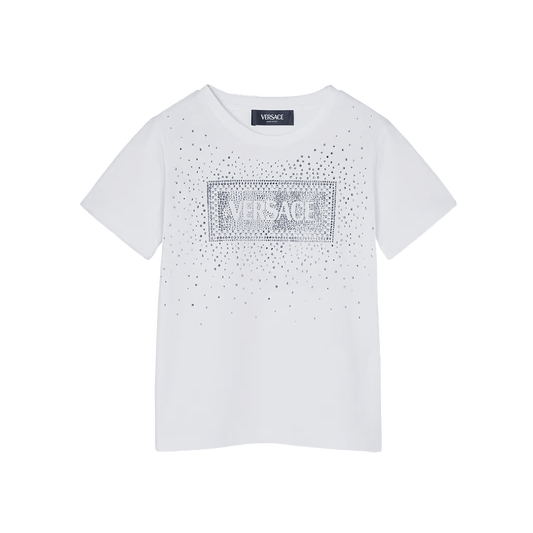 Camiseta Blanca Versace Crystal
