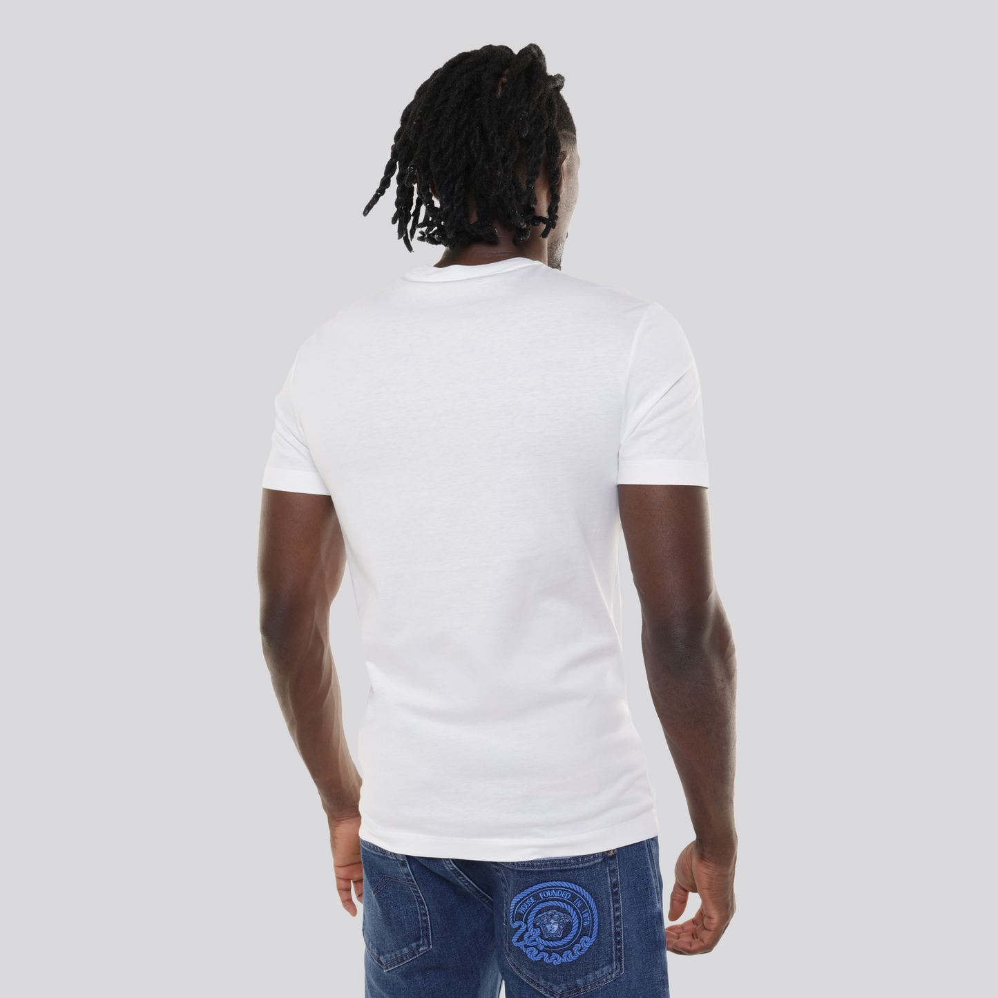 Camiseta Blanca Versace Crystal