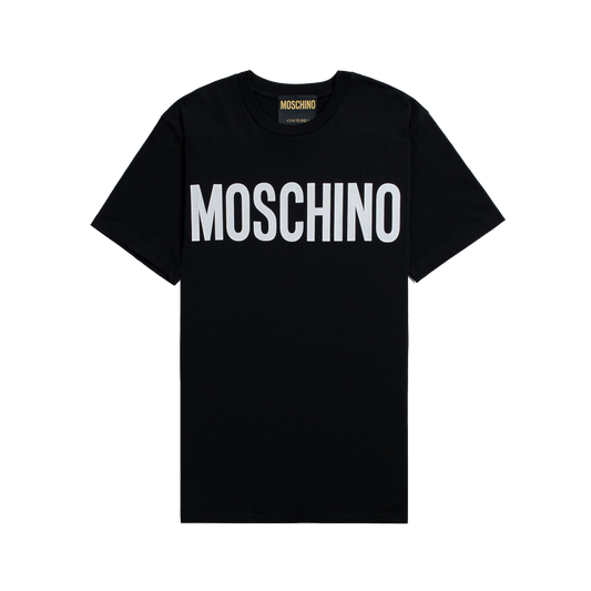 Camiseta Negra Moschino Logo