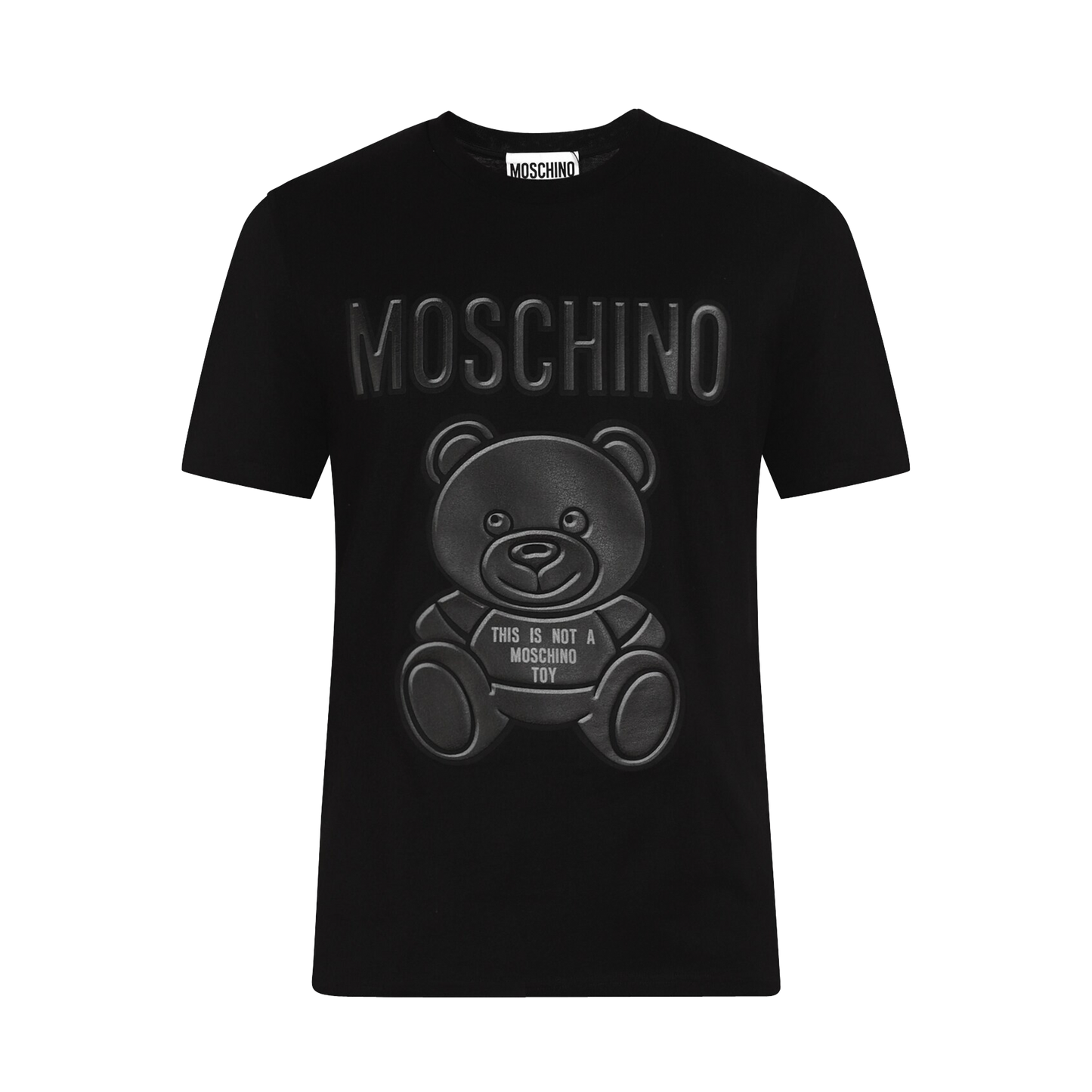 Camiseta Negra Moschino Big Teddy
