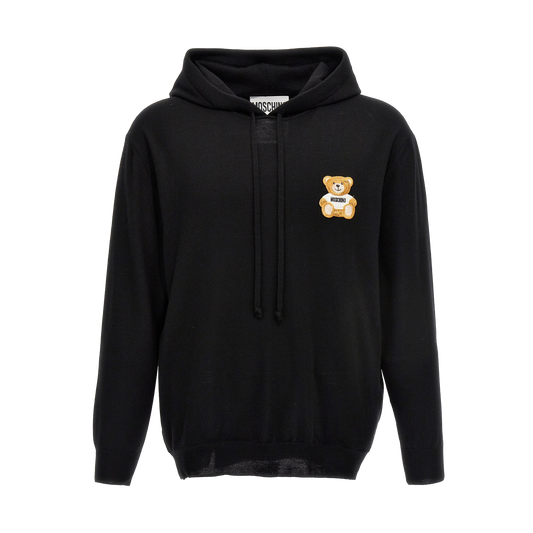 Buzo Negro Moschino Teddy Wool