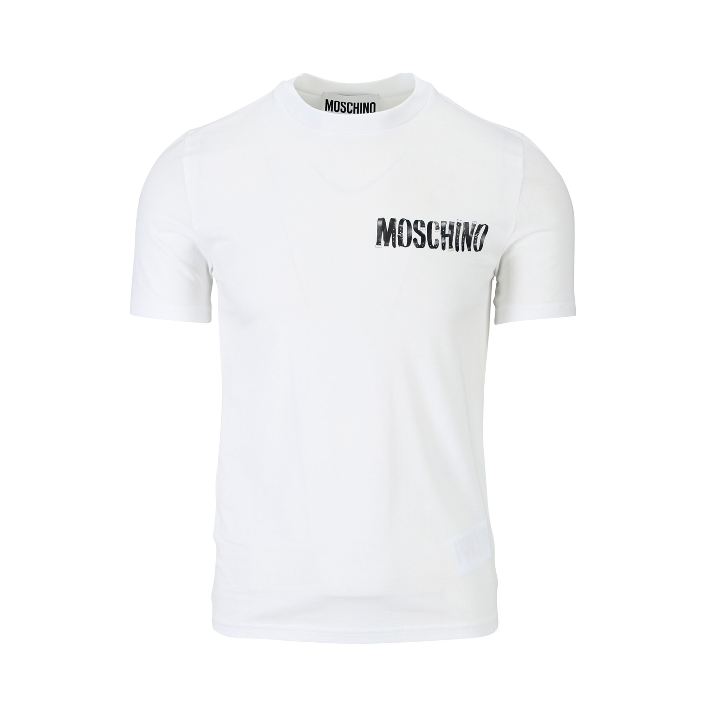 Camiseta Blanca Moschino Chest Logo