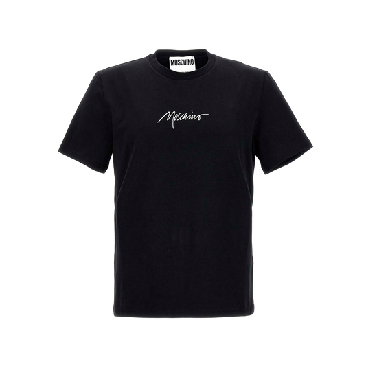Camiseta Negra Moschino Sign
