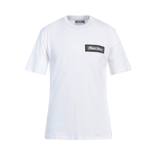 Camiseta Blanca Moschino Chest Logo