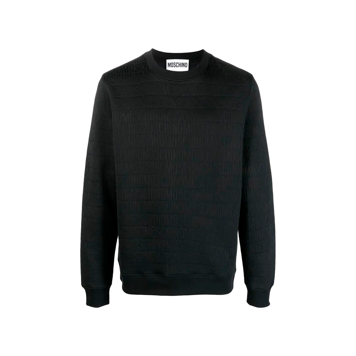 Buzo Negro Moschino Monogram