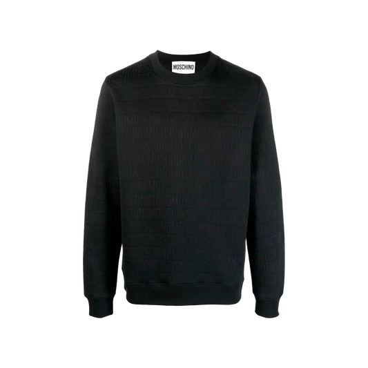 Buzo Negro Moschino Monogram