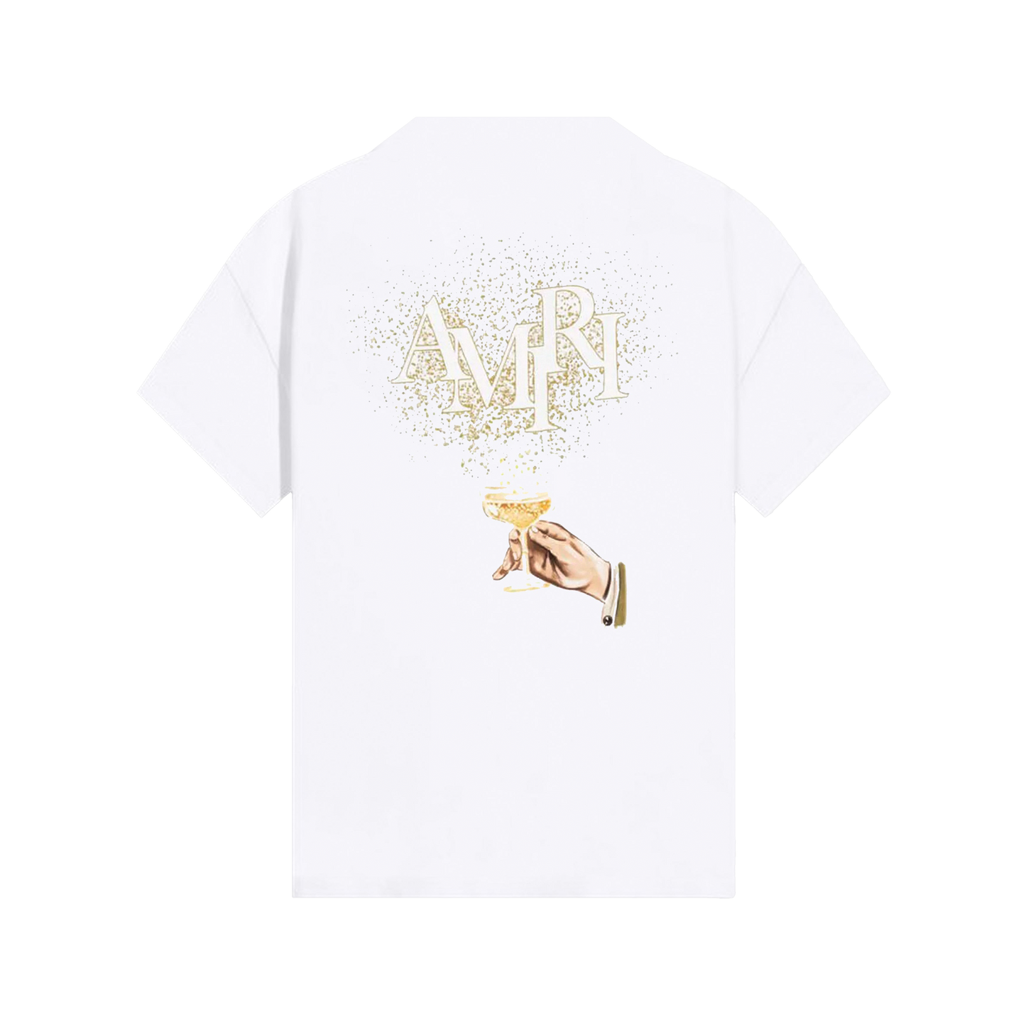 Camiseta Blanca AMIRI Champagne