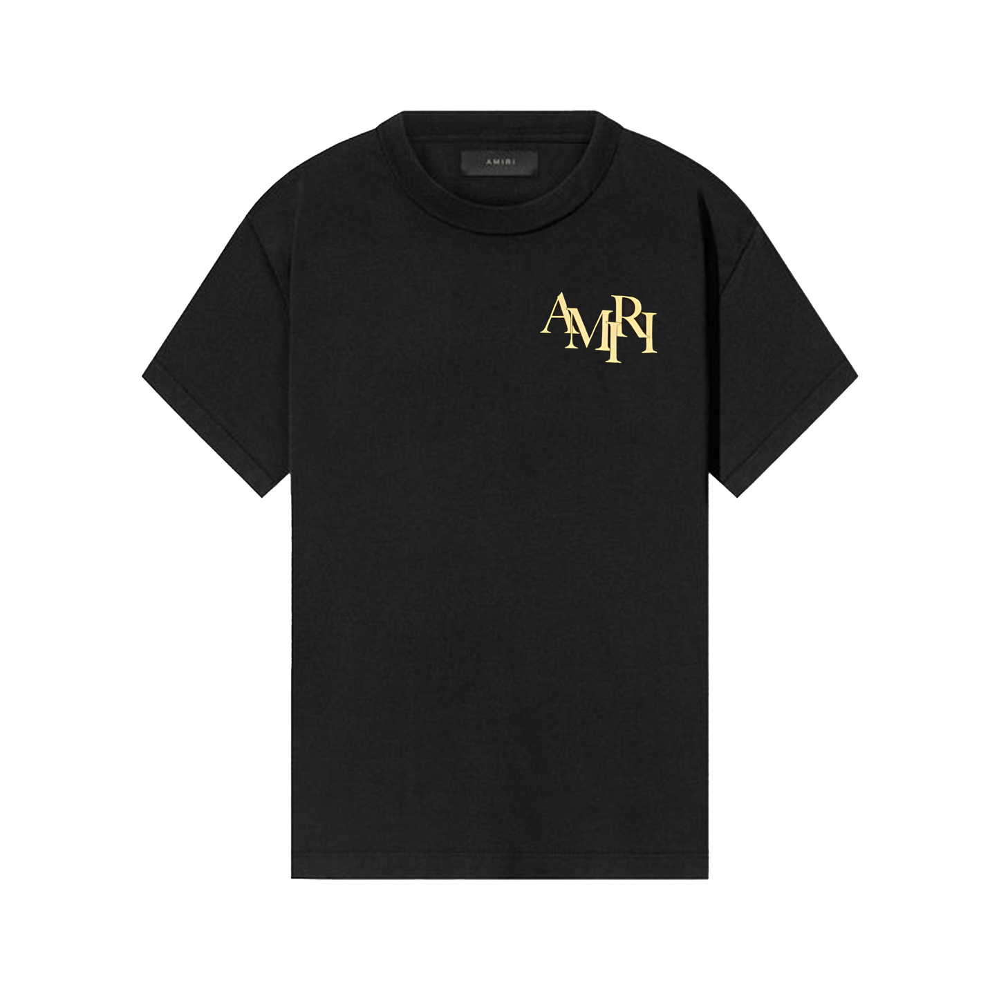 Camiseta Negra AMIRI Crystal Champagne