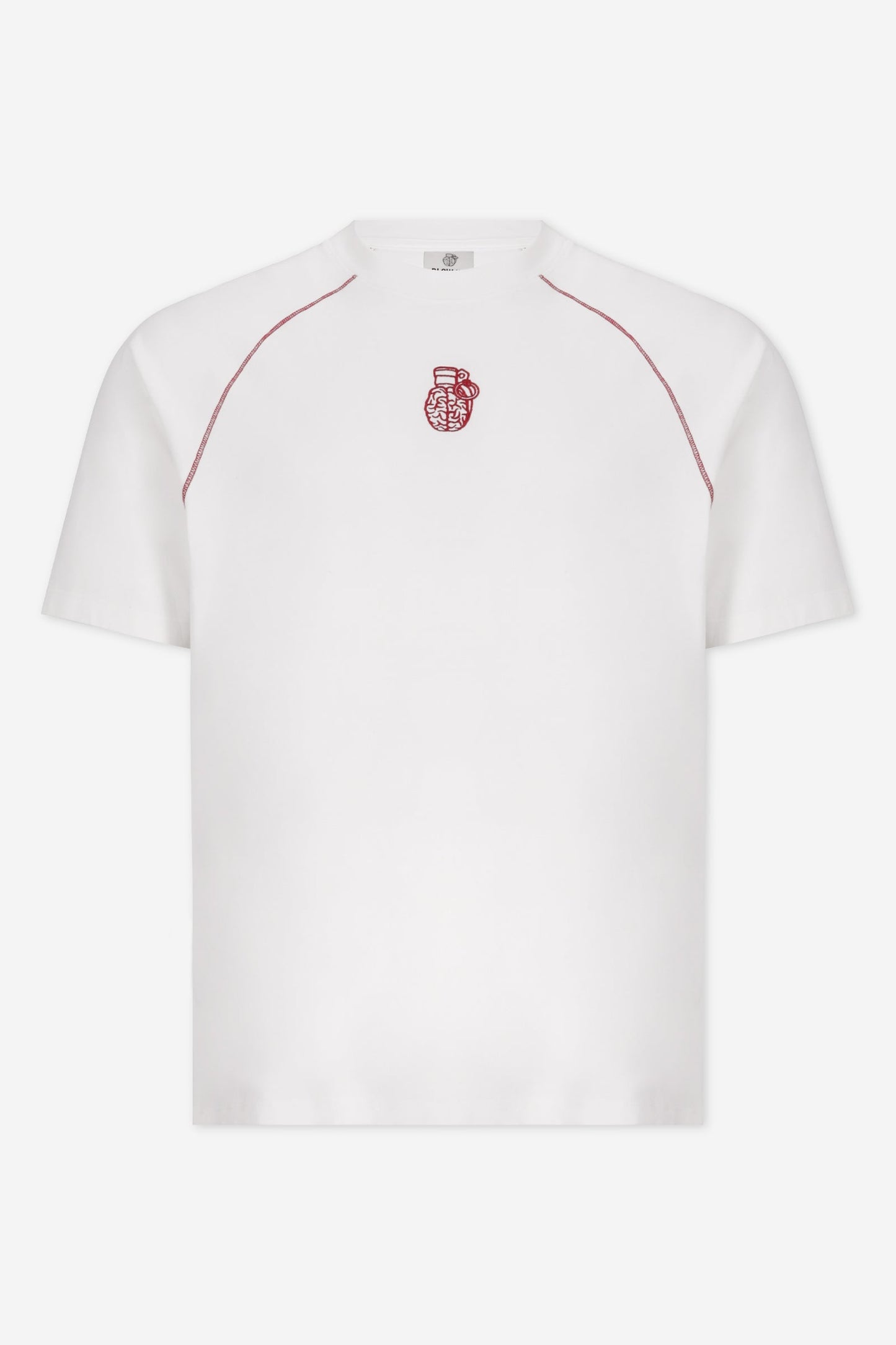 RED GRANADE SLIM FIT IVORY T-SHIRT