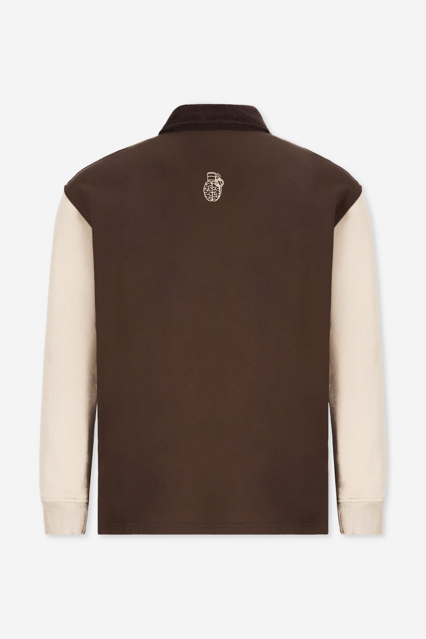DESERT BROWN LONGSLEEVE POLO