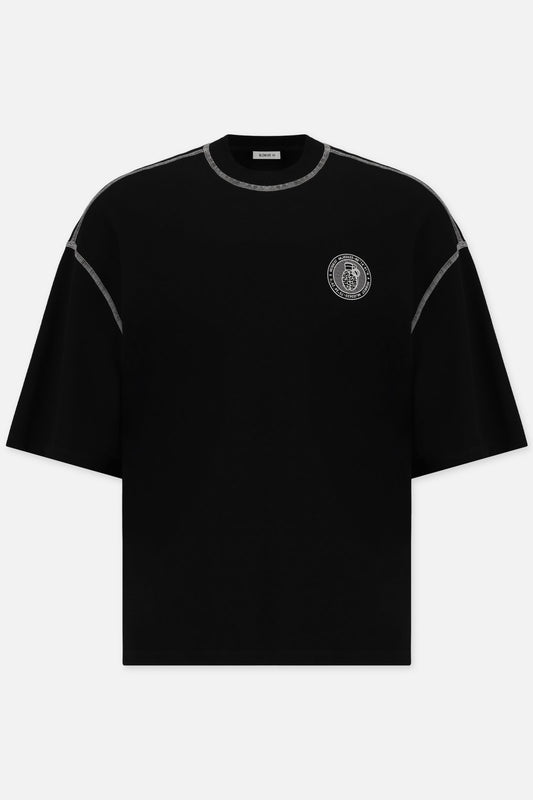 UNCHARTED BLACK REGULAR T-SHIRT