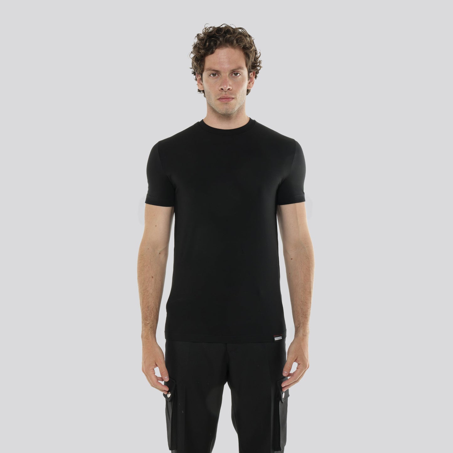 Camiseta Negra Dsquared2 Icon Side