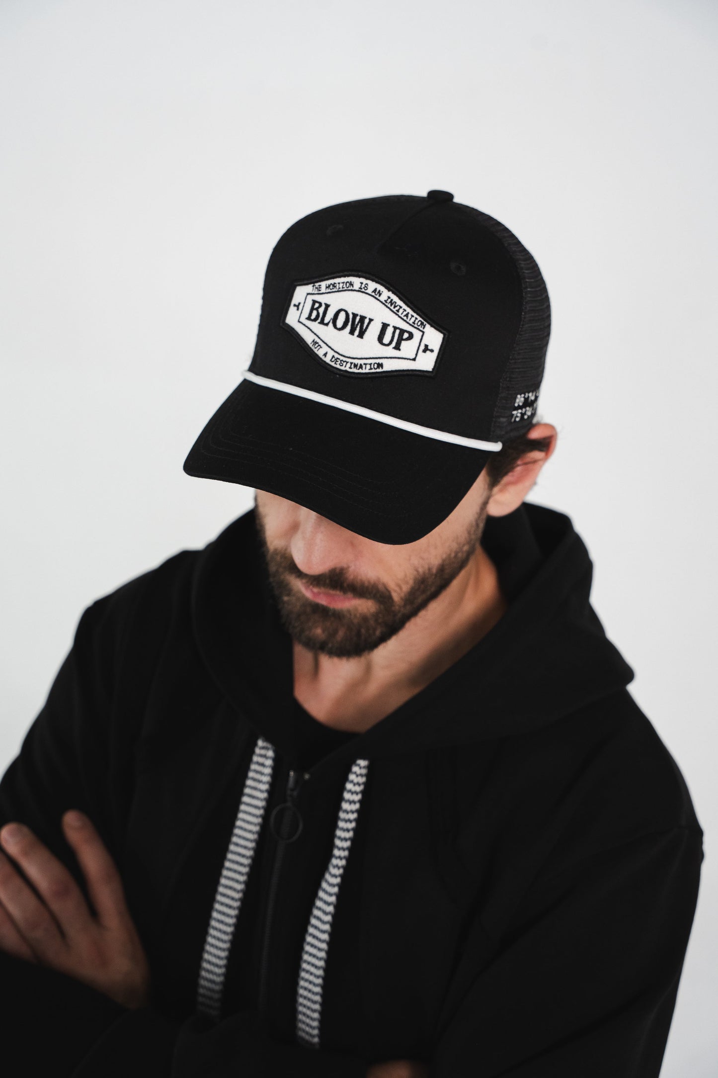SEA ROUTE BLACK CAP