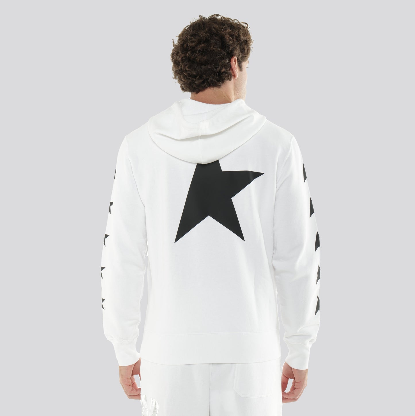 Buzo Tipo Hoodie Blanco Golden Goose Star/M'S