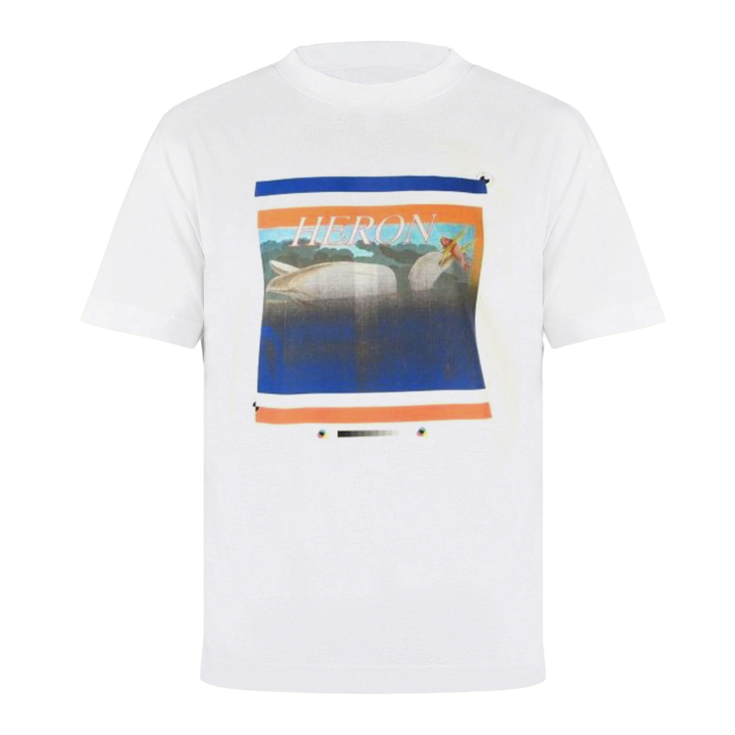 Camiseta Blanca Heron Preston Misprinted
