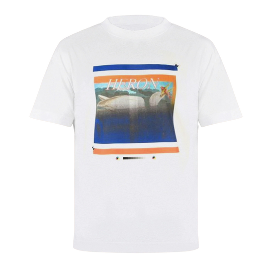 Camiseta Blanca Heron Preston Misprinted