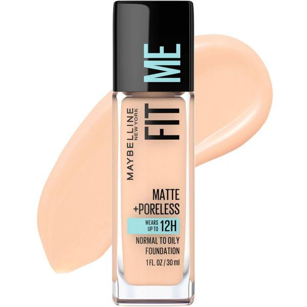 Base Fit Me Matte + Poreless Oil Free Foundation - Maybelline