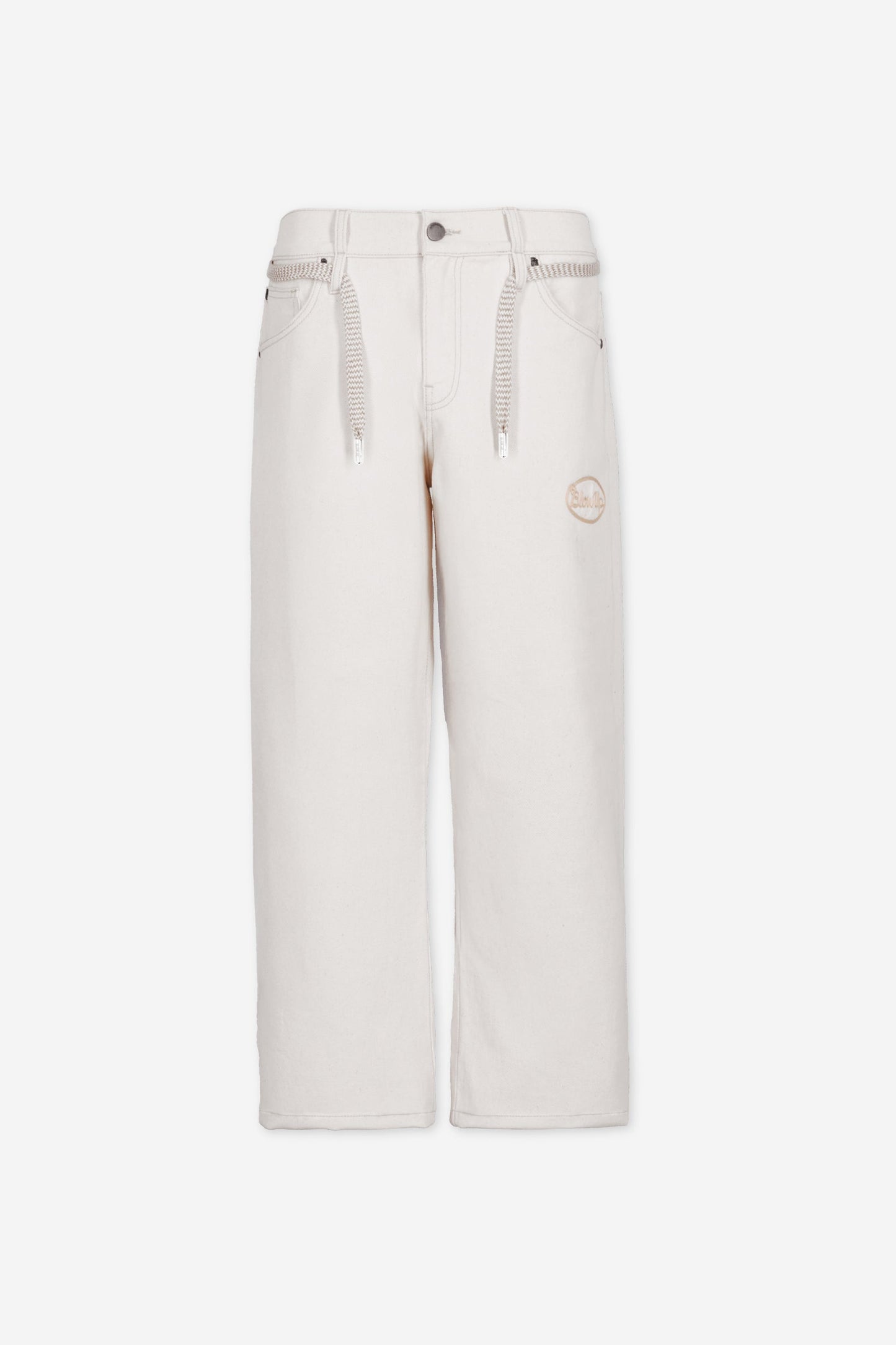 LASSO REGULAR FIT IVORY JEAN