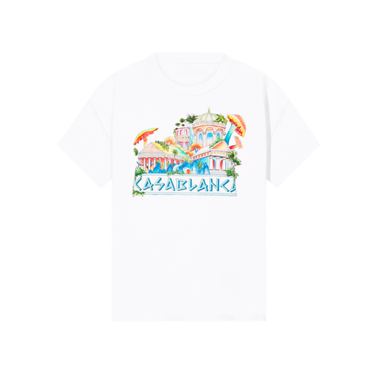 Camiseta Blanca Casablanca Road To Knowledge