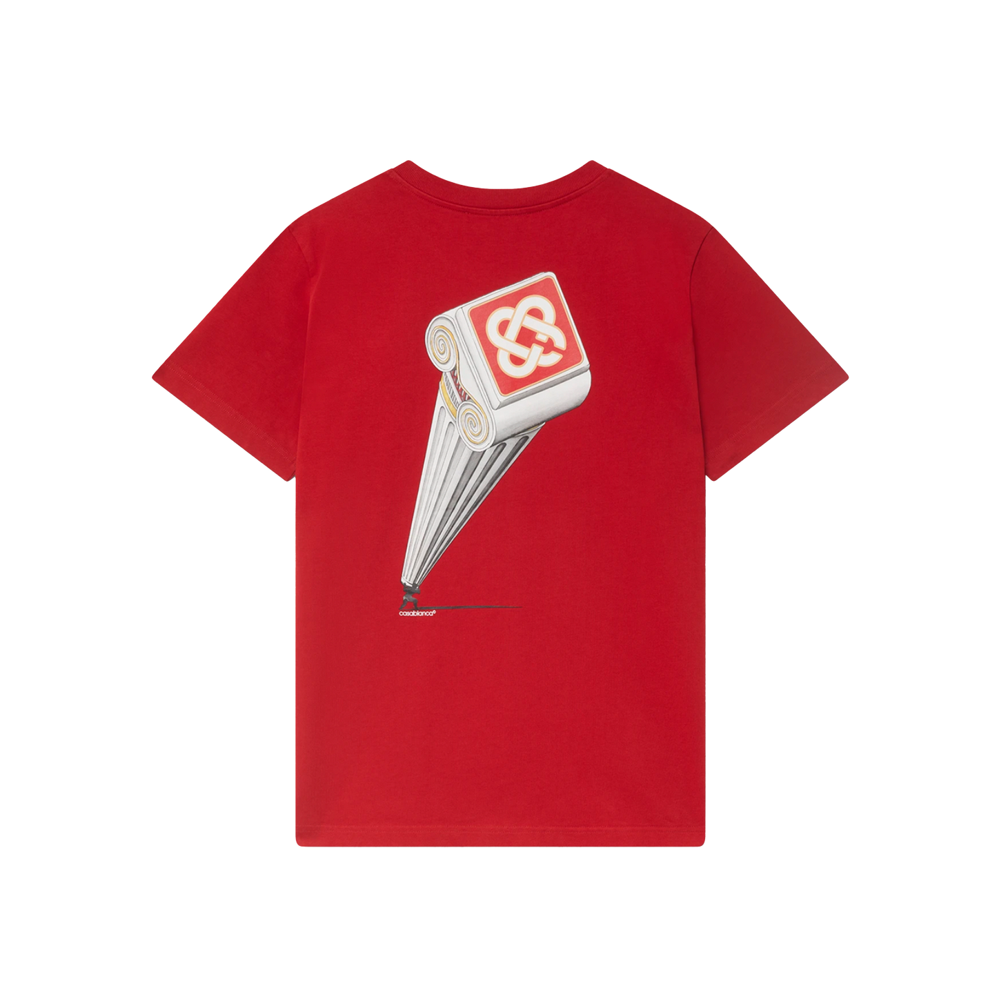 Camiseta Roja Casablanca Leaning Column