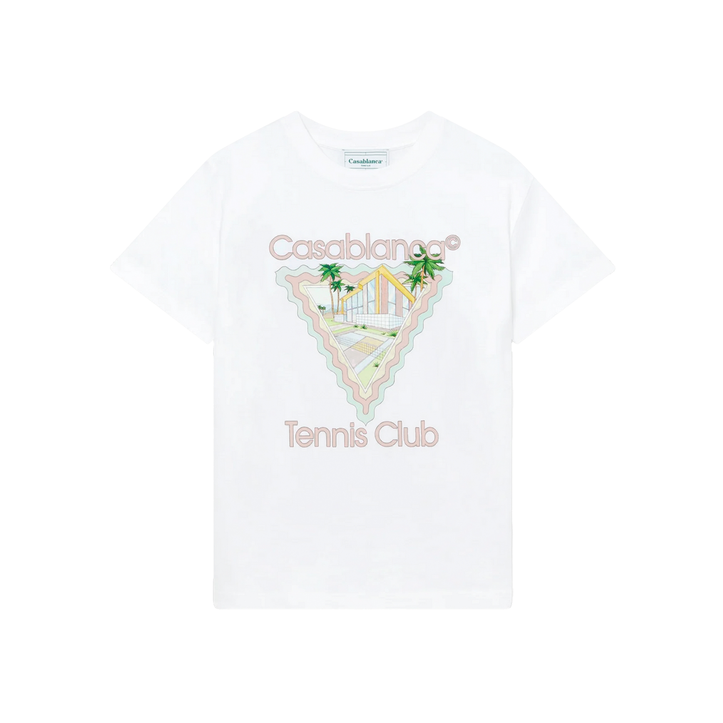 Camiseta Blanca Casablanca Tennis Club Icon