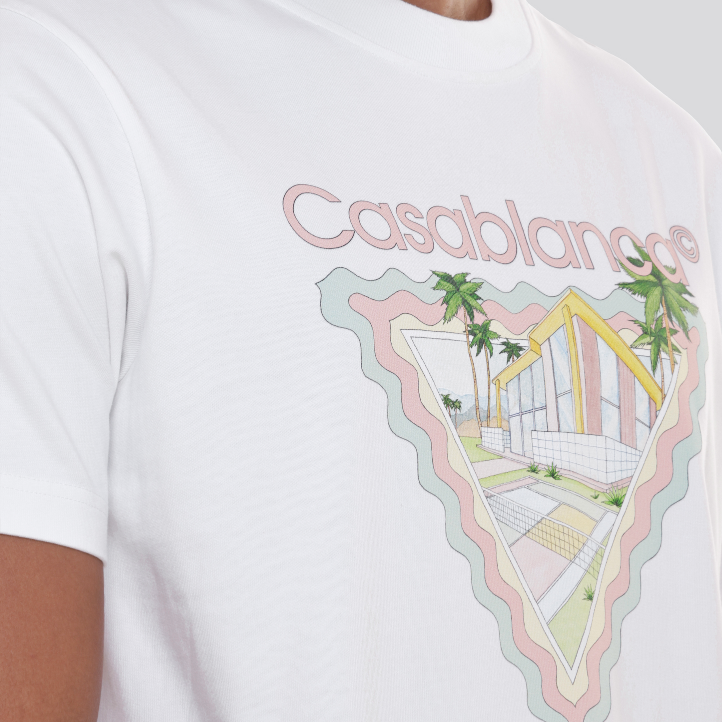 Camiseta Blanca Casablanca Tennis Club Icon