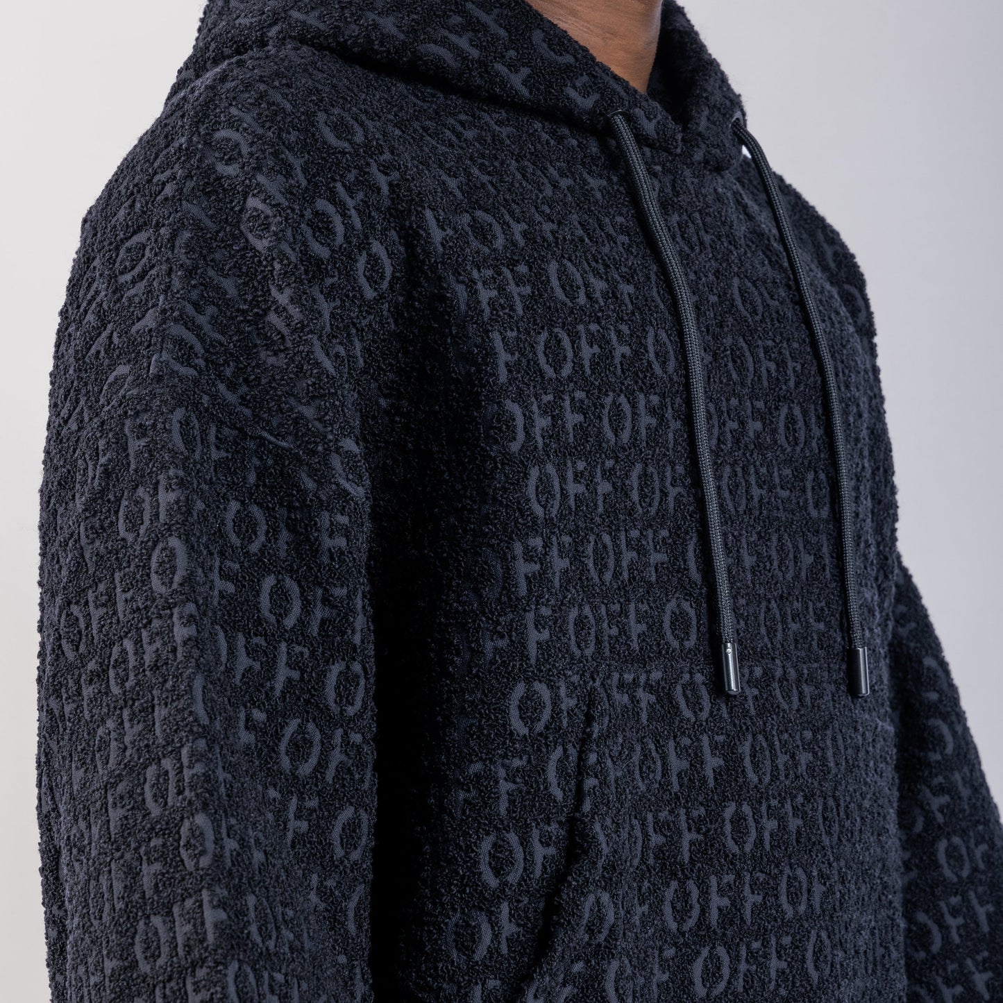 Buzo Tipo Hoodie Negro Off-White Off Multilogo