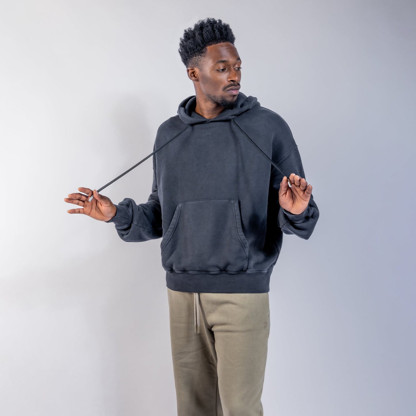 Buzo Tipo Hoodie Negro Off-White Super Moon