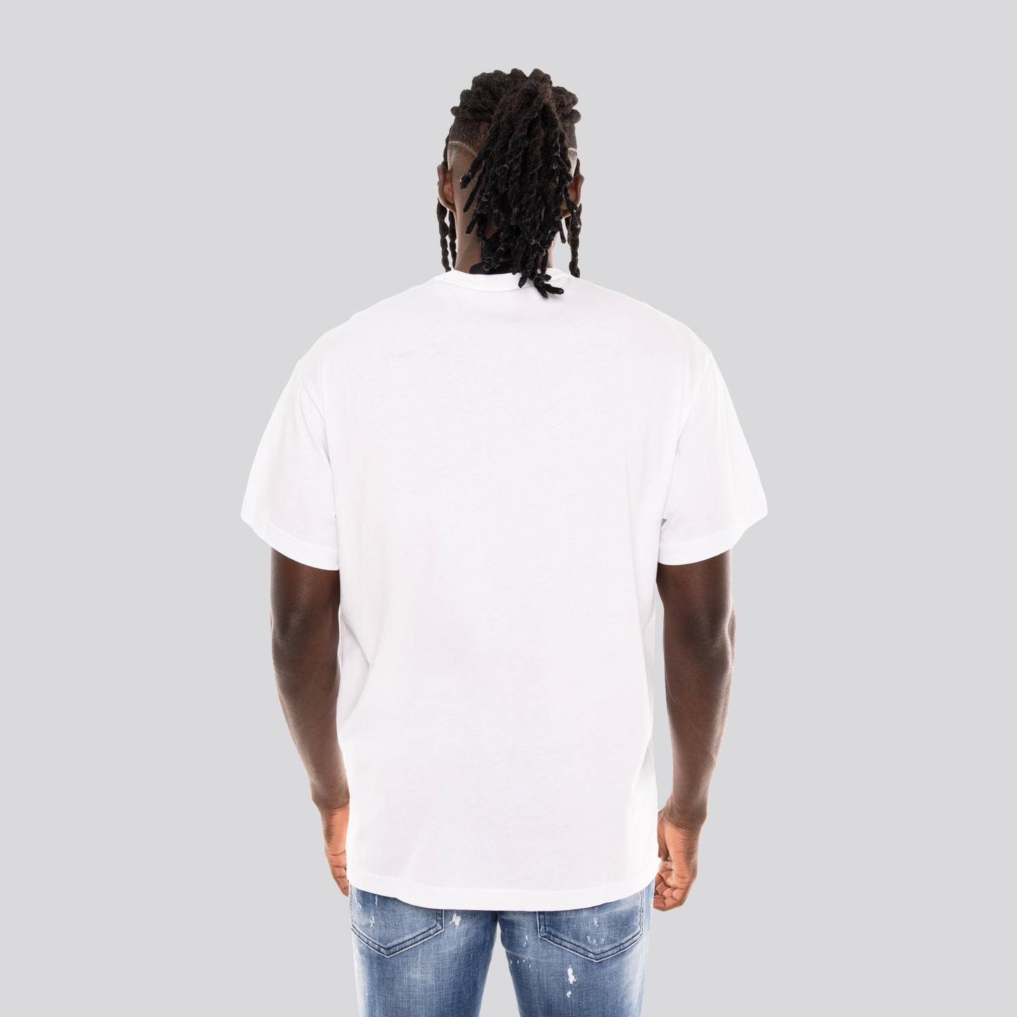 Camiseta Blanca Versace Jeans Couture Logo Multicolor